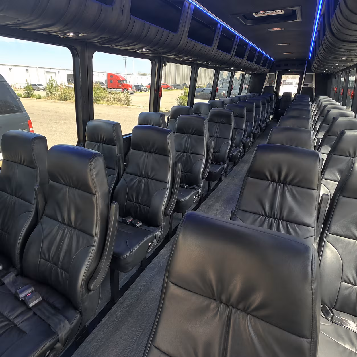 Winston-Salem Airport Shuttle & Transportation party bus exterior