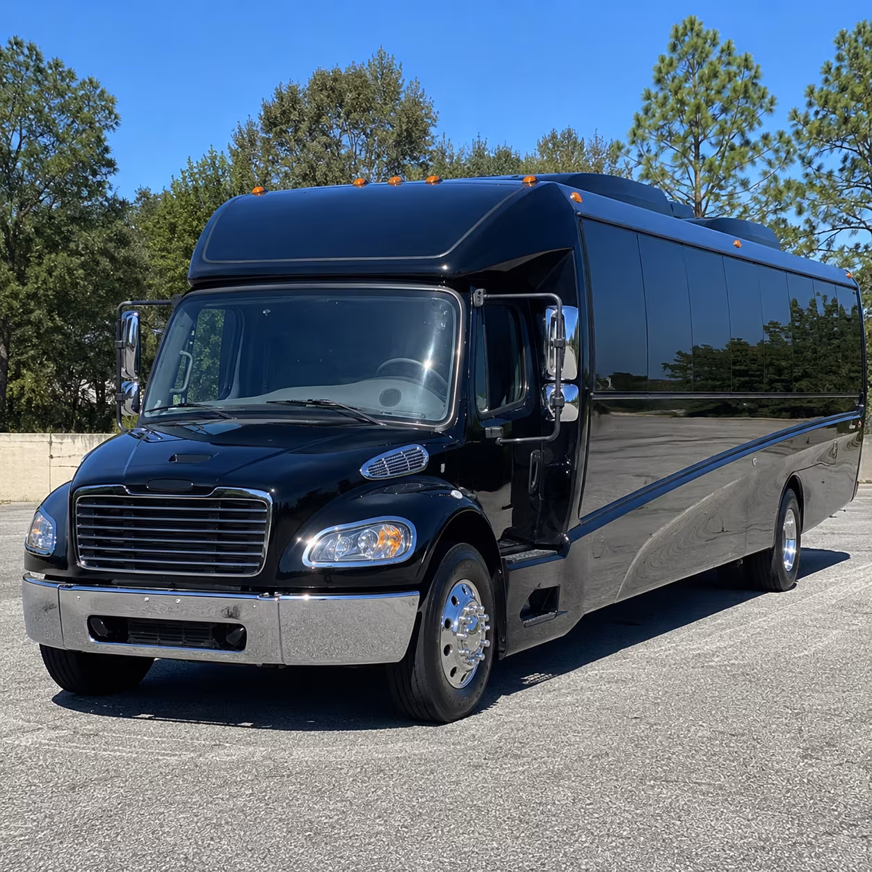 Winston-Salem Airport Shuttle & Transportation party bus interior
