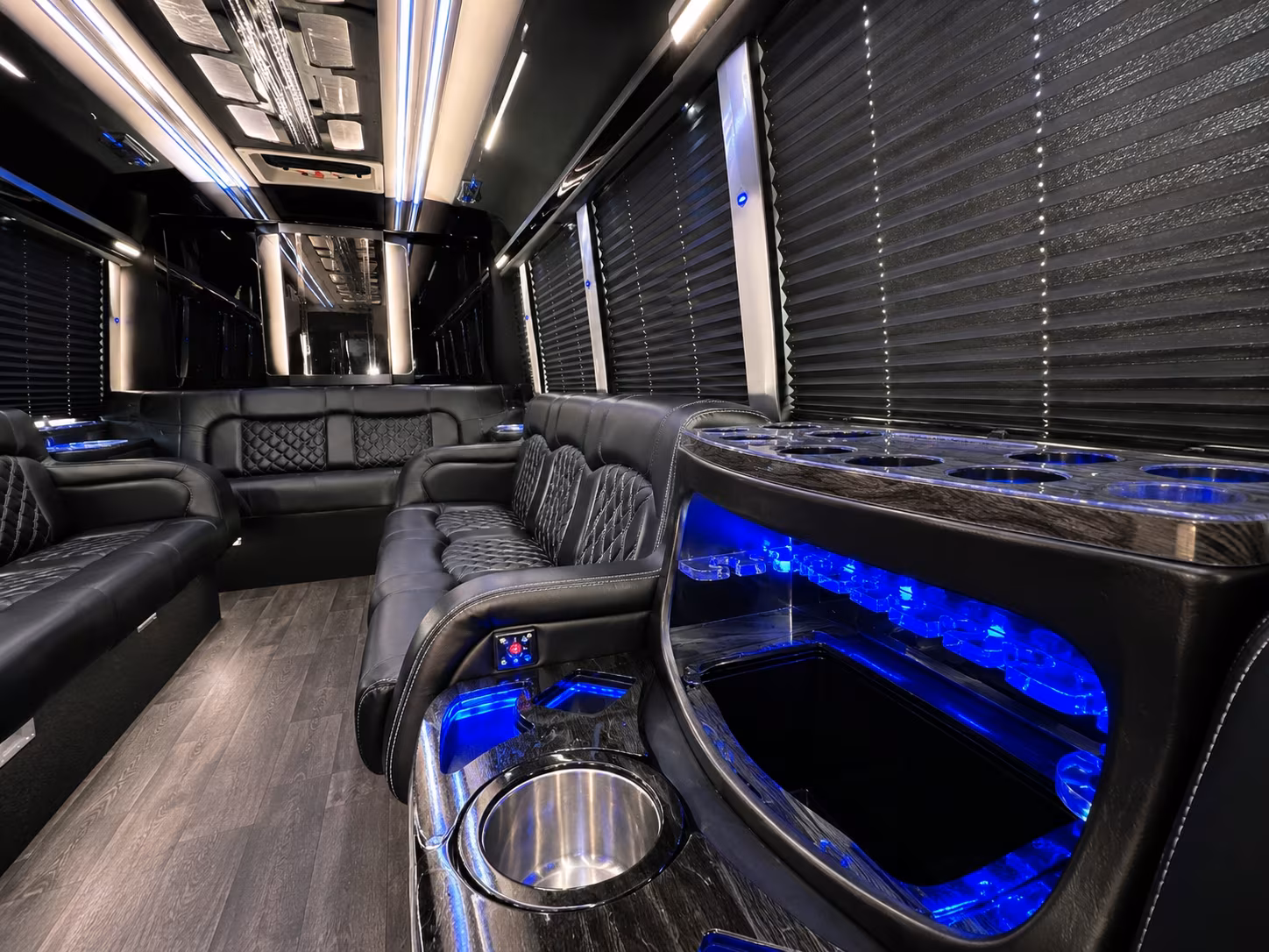 Winston-Salem Bachelor & Bachelorette Transportation party bus exterior