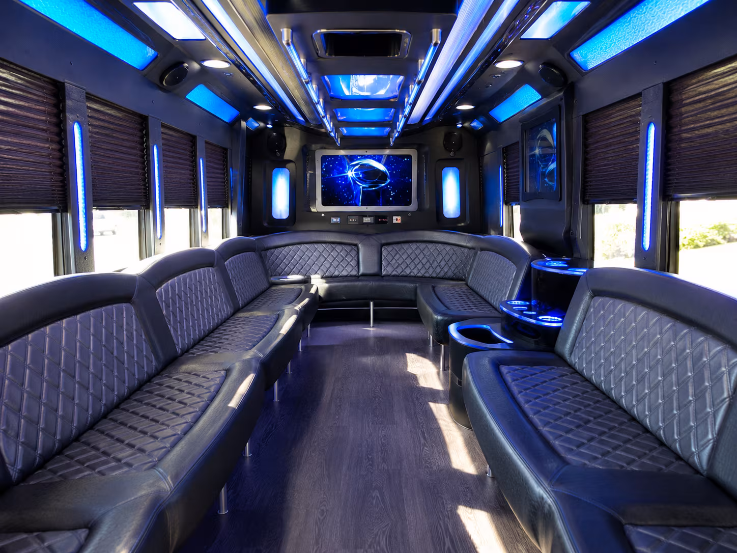 Winston-Salem Birthday, Sweet 16, & Quinceañera Transportation onboard seating