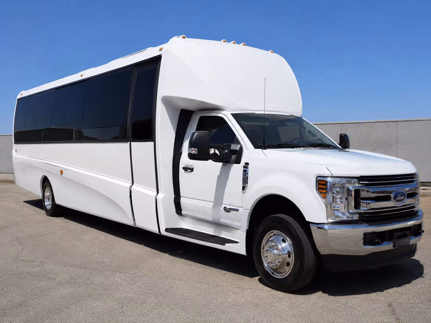 Winston-Salem Corporate Transportation party bus exterior