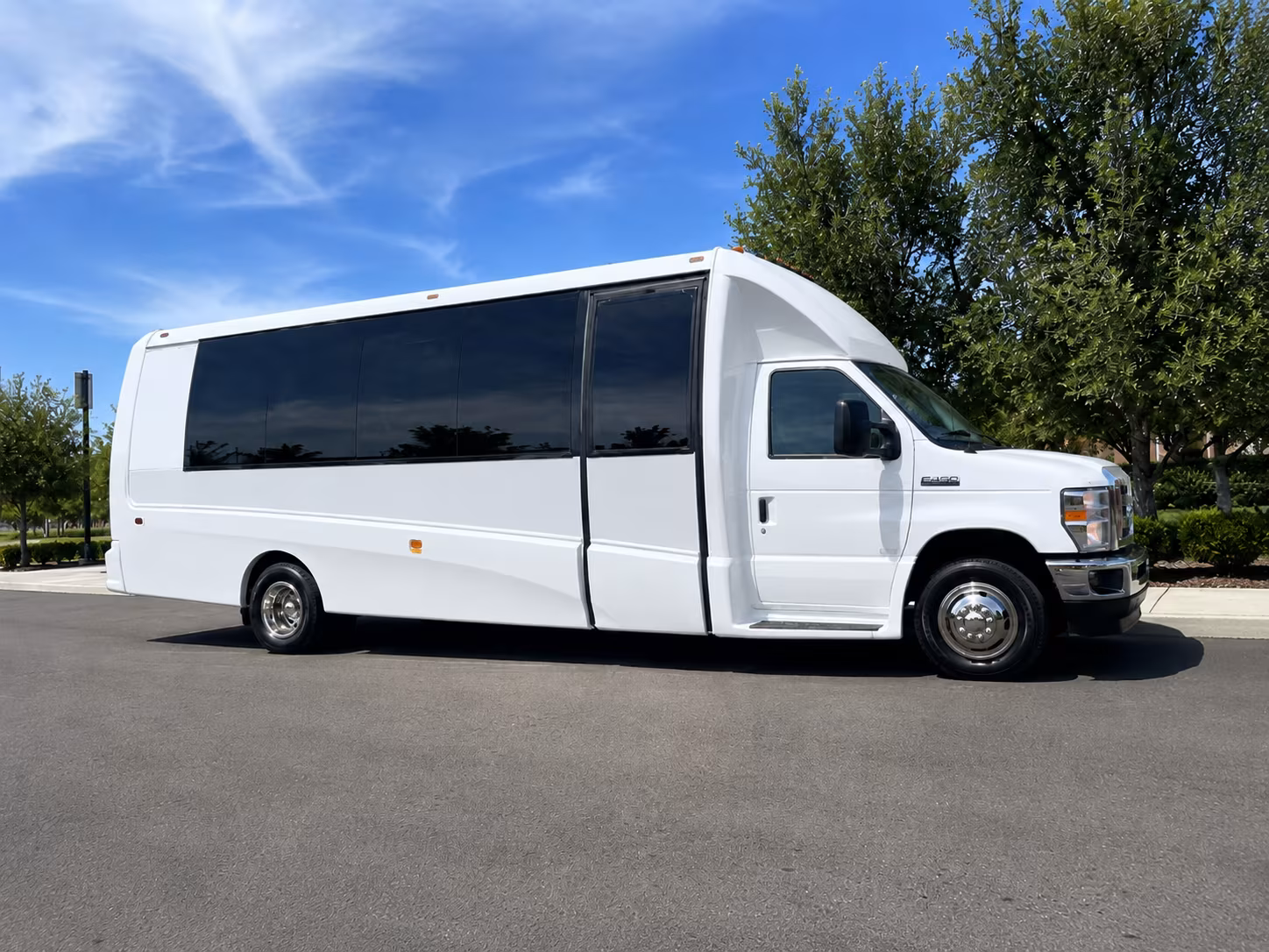 Winston-Salem Corporate Transportation party bus exterior