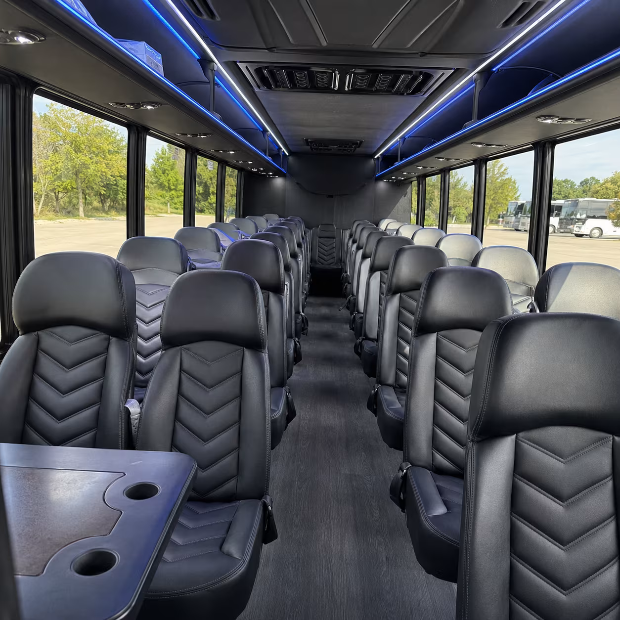 Winston-Salem Corporate Transportation party bus exterior
