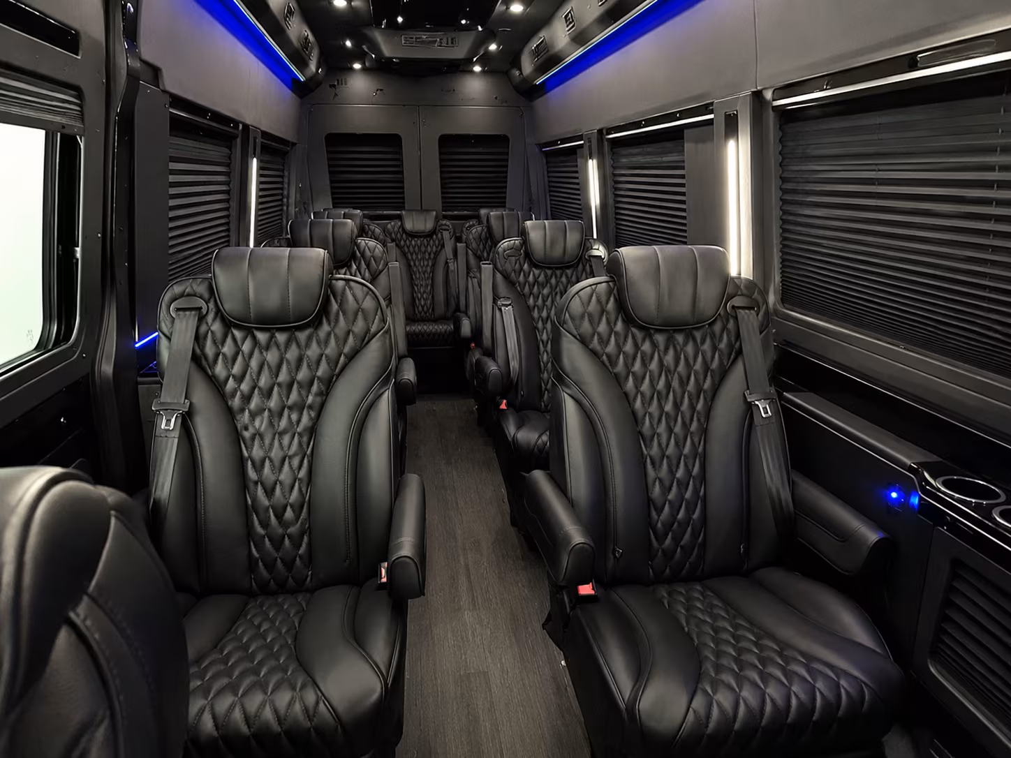 Winston-Salem Corporate Transportation party bus interior