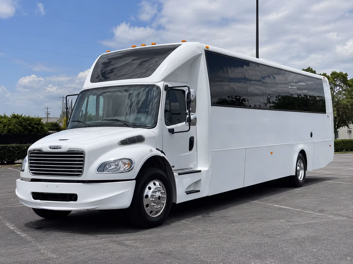 Winston-Salem Private Event Transportation party bus exterior