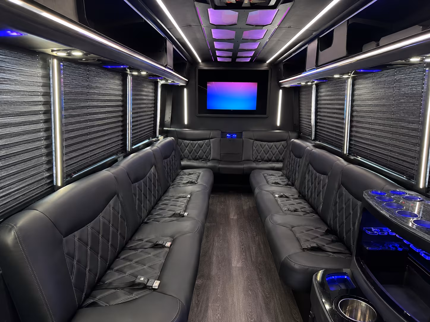 Winston-Salem Private Event Transportation party bus exterior