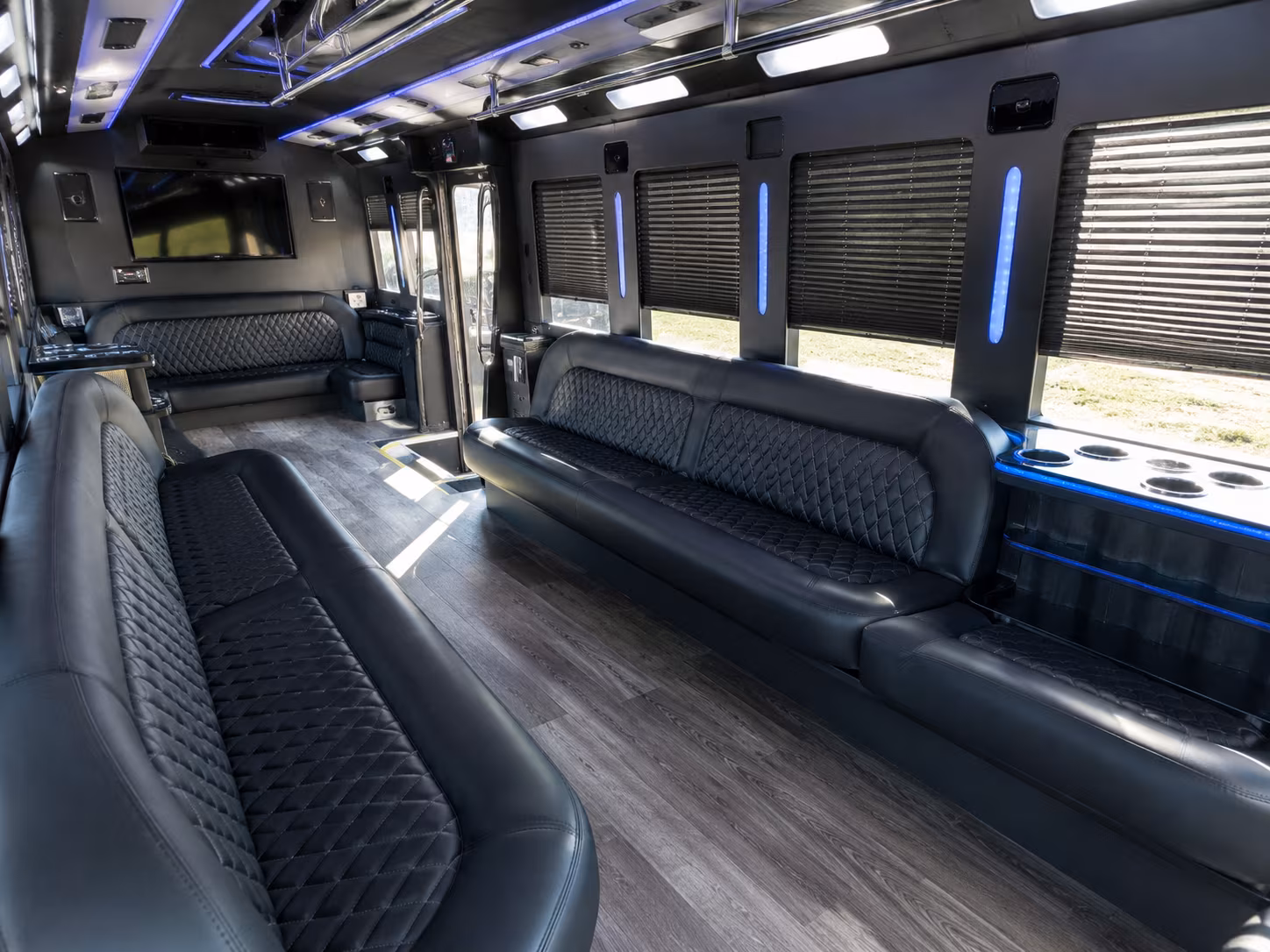 Winston-Salem Private Event Transportation party bus exterior