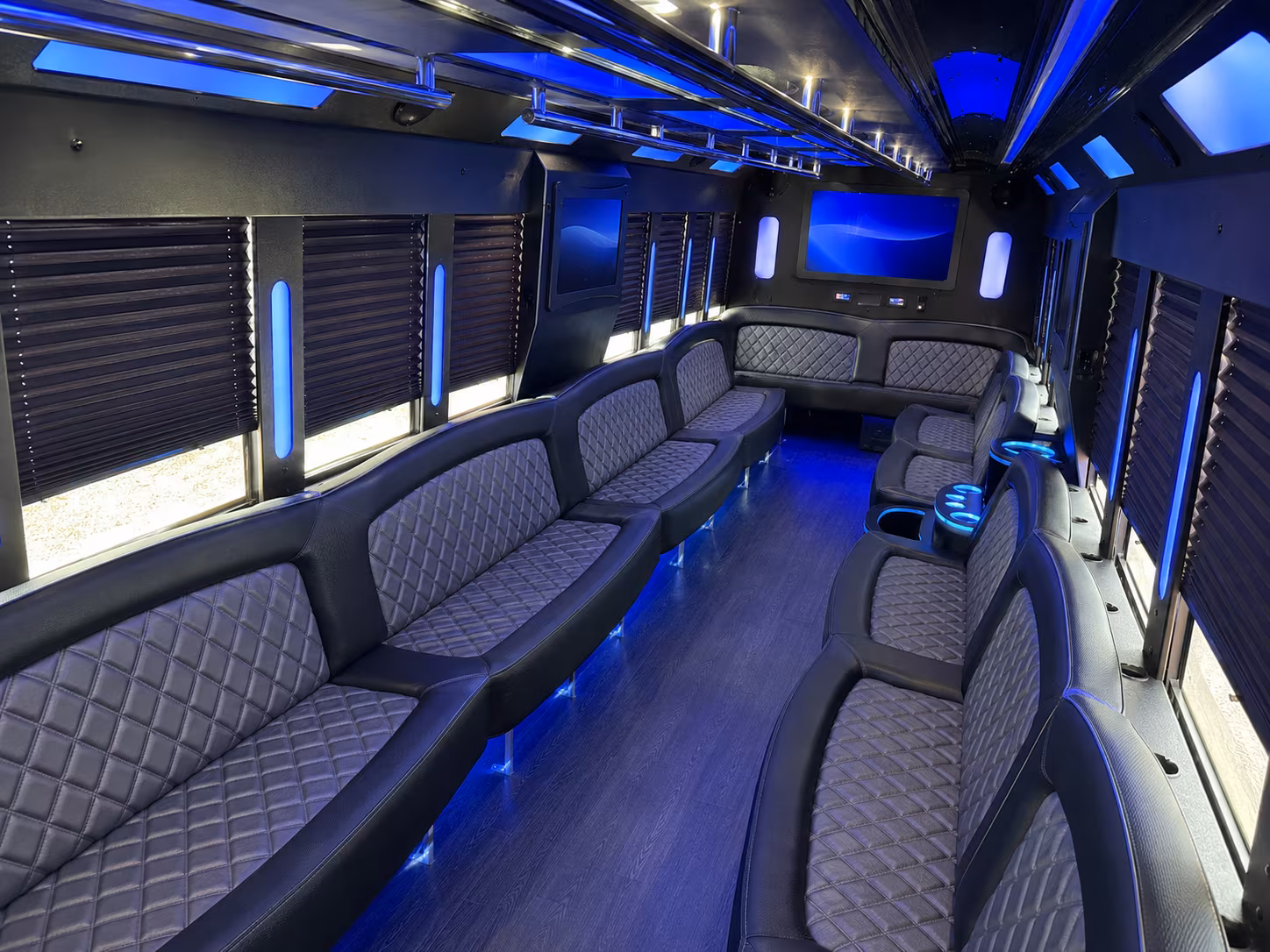 Winston-Salem Private Event Transportation onboard seating