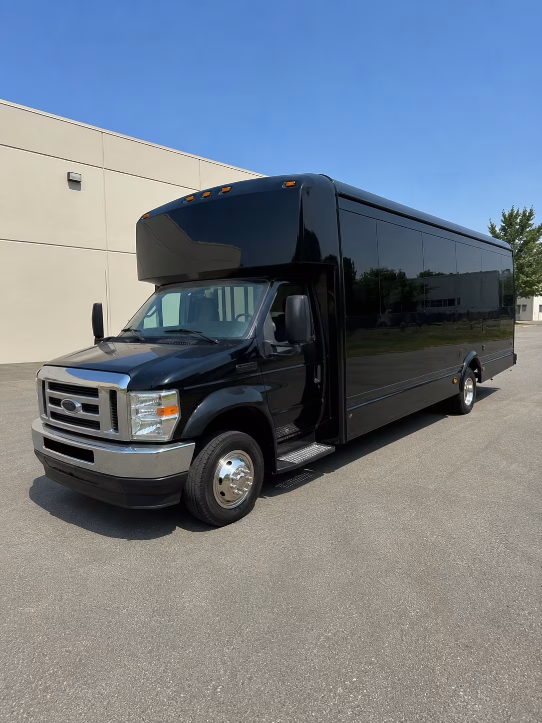 Winston-Salem Private Event Transportation party bus interior
