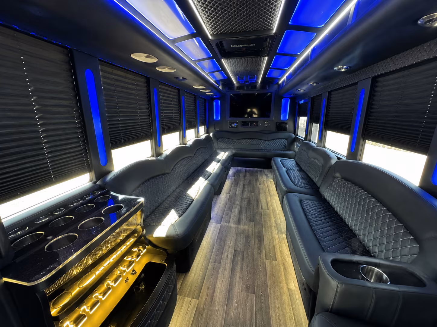 Winston-Salem Prom & Homecoming Transportation party bus exterior