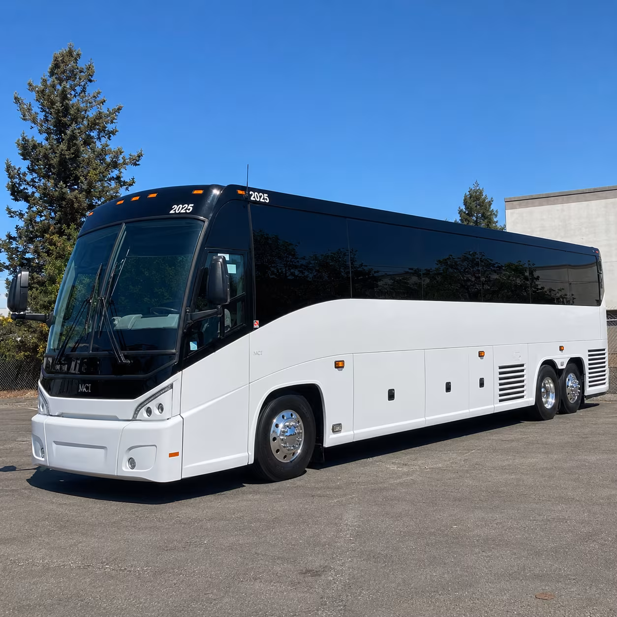 Winston-Salem School Event Transportation party bus exterior