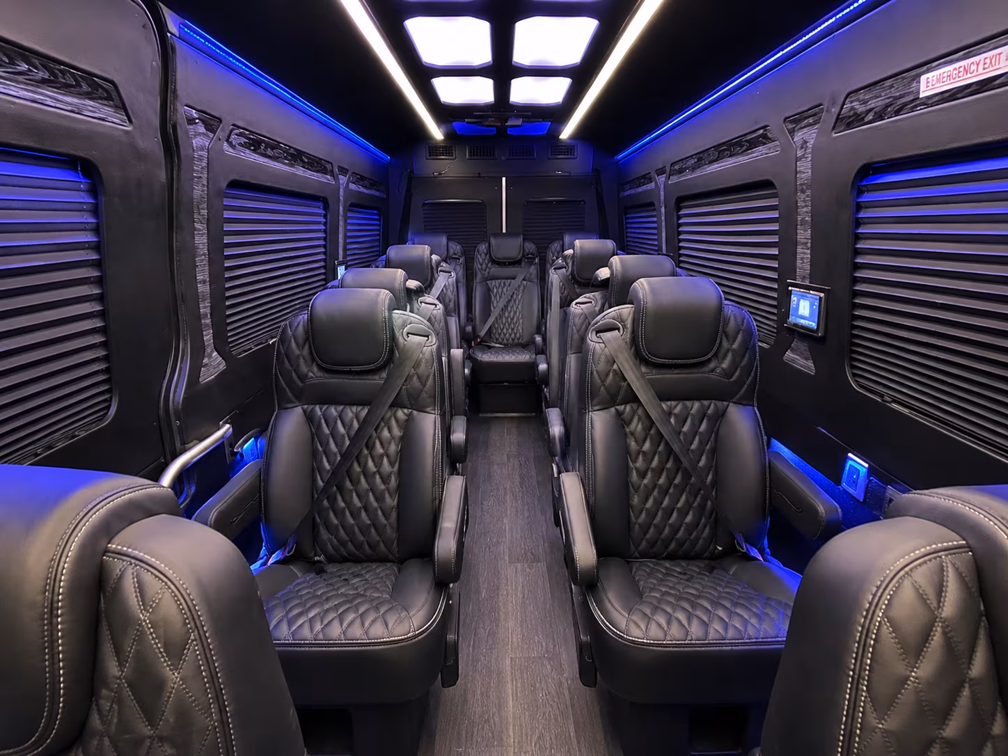 Winston-Salem School Event Transportation party bus exterior