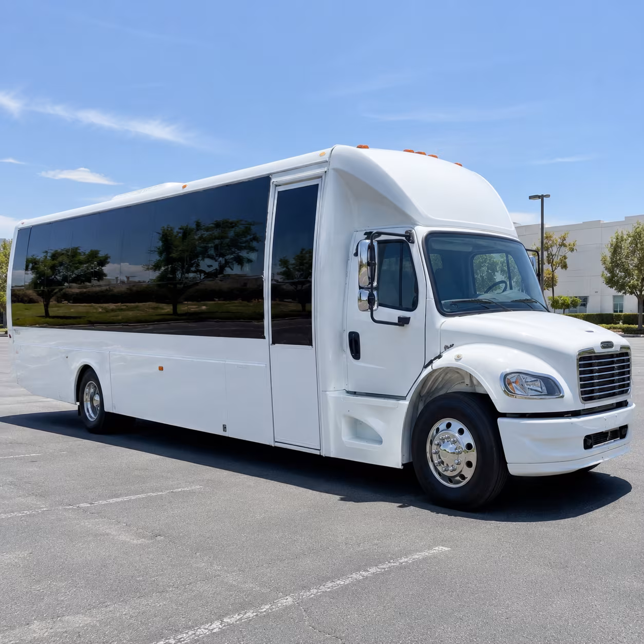 Winston-Salem Sporting Event Transportation party bus exterior