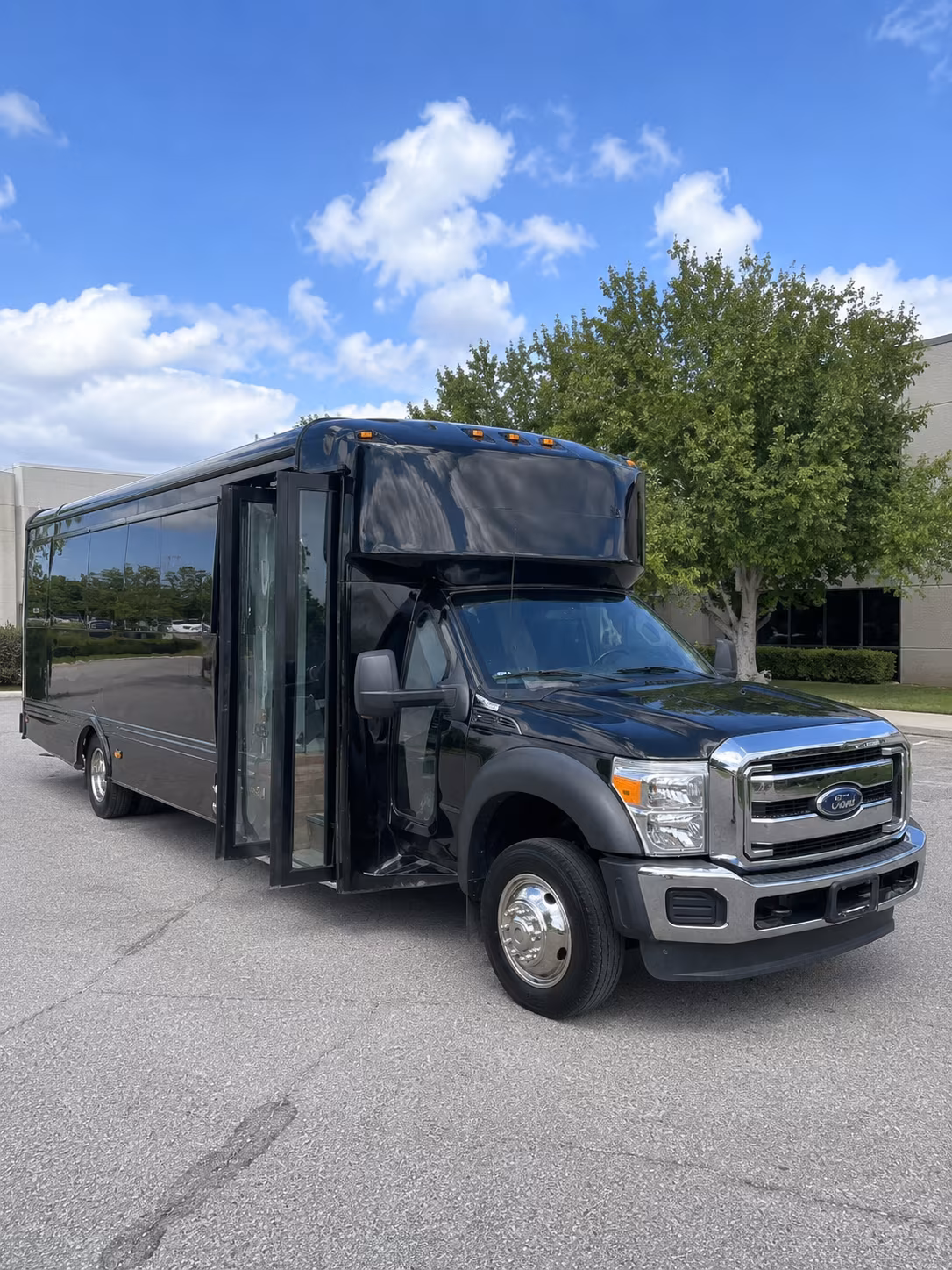 Winston-Salem Sporting Event Transportation party bus exterior