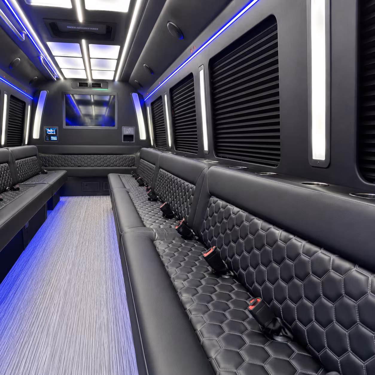Winston-Salem Sporting Event Transportation party bus exterior