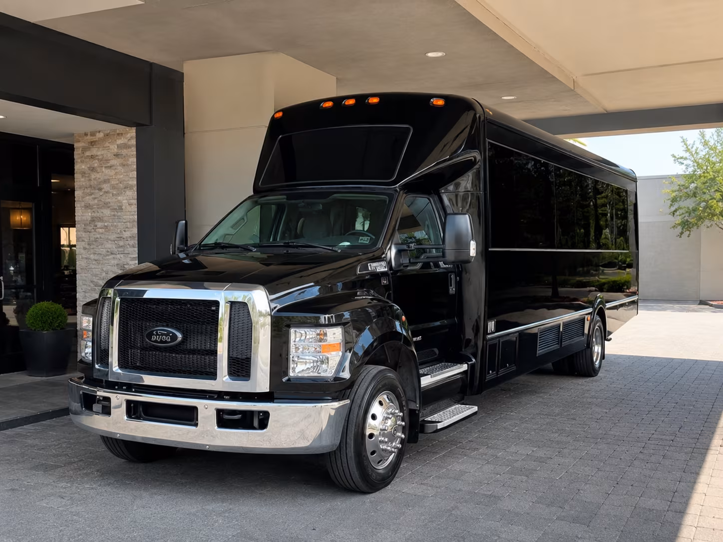 Winston-Salem Sporting Event Transportation party bus interior
