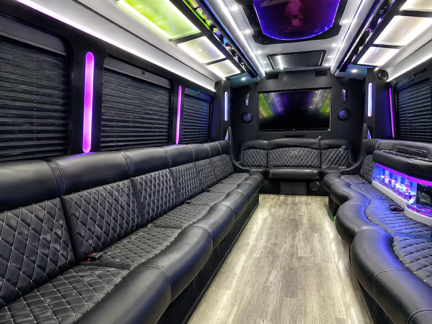Winston-Salem Wedding Transportation party bus exterior