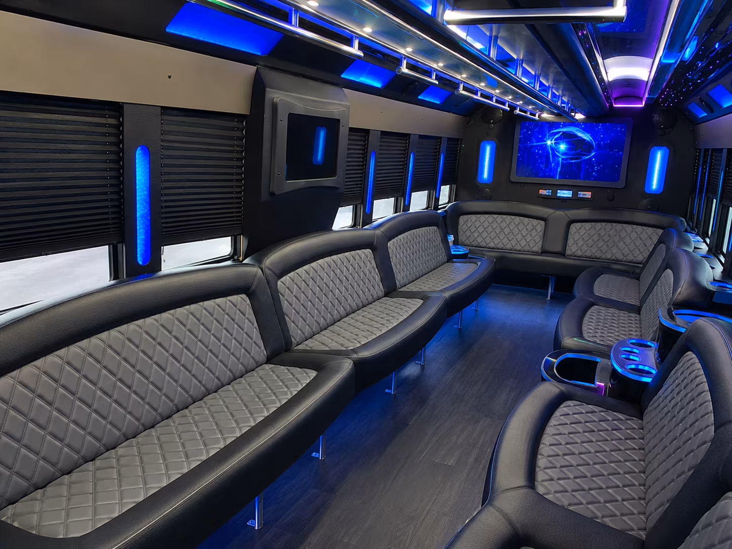 Winston-Salem Wedding Transportation party bus exterior